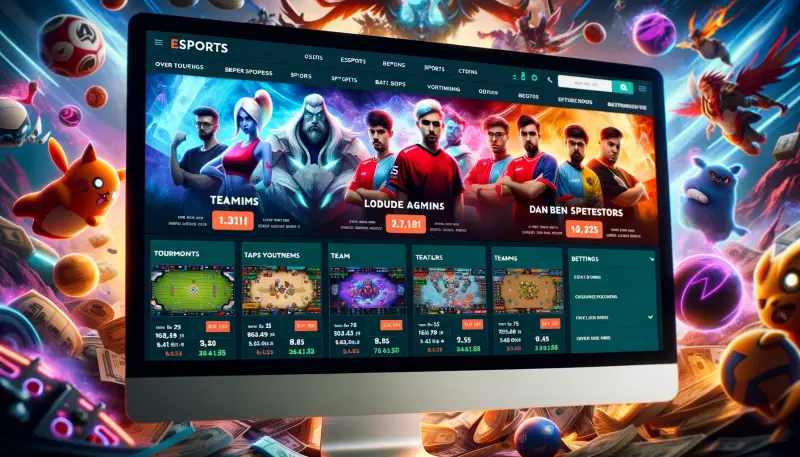 A sport betting site dedicated to betting on video game tournaments